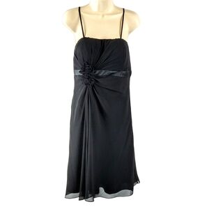 Bill Levkoff convertible strapless black special occasions dress